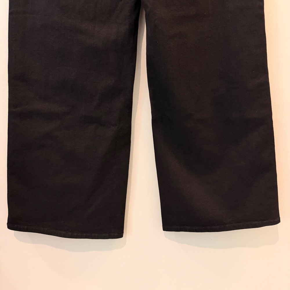 Quince Bella Stretch Wide Leg Jeans Denim Date Trip Vaca Black 26 Regular NWT - Picture 11 of 13